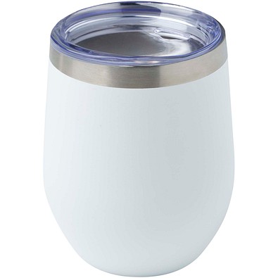 Corzo 350 ml RCS-zertifizierter Kupfer-Vakuum Isolierbecher aus recyceltem Edelstahl, weiss