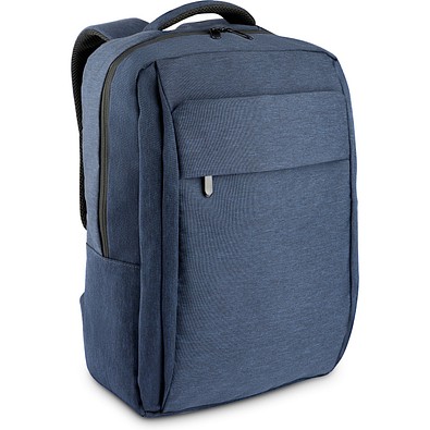 COVENTRY. Gepolsterter Laptop-Rucksack aus 300D recyceltem hochdichtem Polyester und 210D recyceltem Polyesterfutter 15.6", Dunkelblau