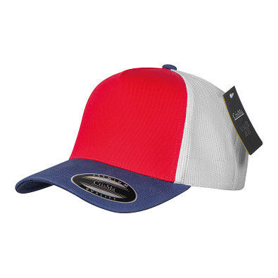 CrisMa Cap mit Mesheinsatz , rot