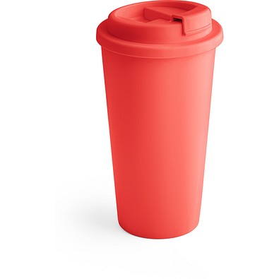 CUPPARI. Reisebecher aus PP, Rot