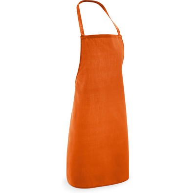 CURRY. Schürze aus Baumwolle und Polyester (180 g/m²), Orange