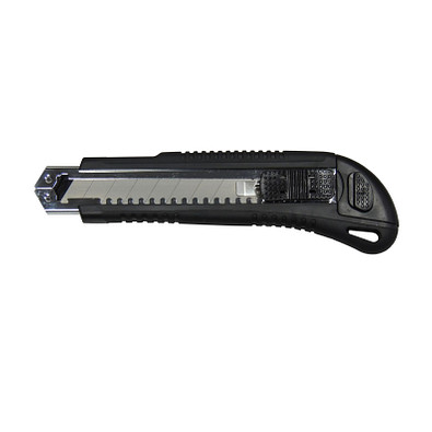 Cuttermesser Pro, schwarz/schwarz
