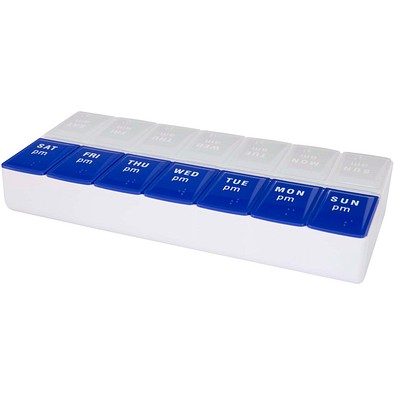 Cycle 7 Tage Multivitamin Organisator für morgens und abends, blau
