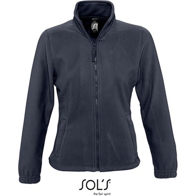 Damen Fleecejacke North, L, Navy