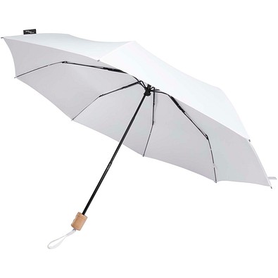 Dane 21 RPET Regenschirm, weiss