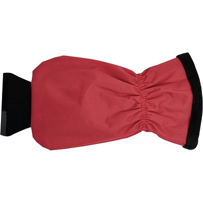 DE-ICING Scraper, Eiskratzer mit Handschuh, rot