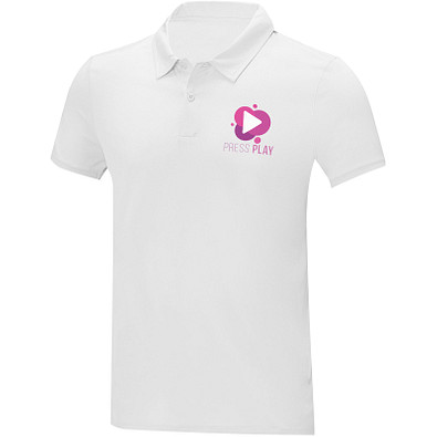 Deimos Poloshirt cool fit mit Kurzärmeln für Herren, weiß, 4XL