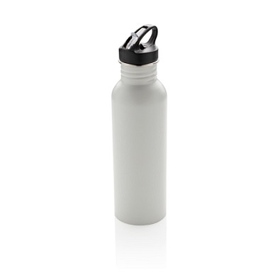 XD COLLECTION Sportflasche Deluxe aus Edelstahl, 710 ml, weiß