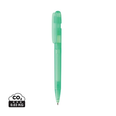 Devin transparenter Stift aus GRS zertifiziertem rABS, grün