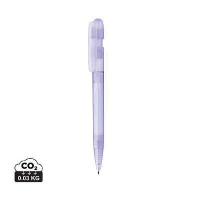 Devin transparenter Stift aus GRS zertifiziertem rABS, lila