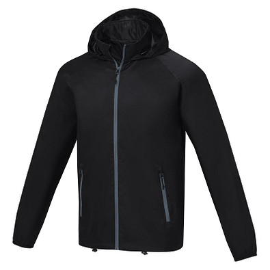 Dinlas leichte Jacke für Herren, schwarz, M