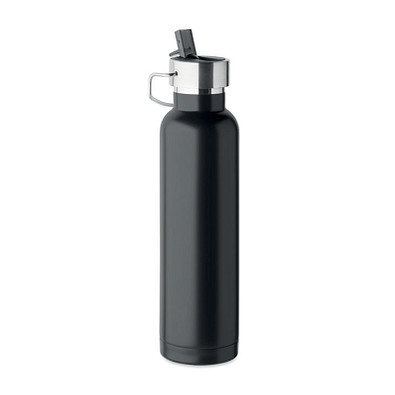 Doppelwandige Flasche 660 ml RIFLOW, Schwarz