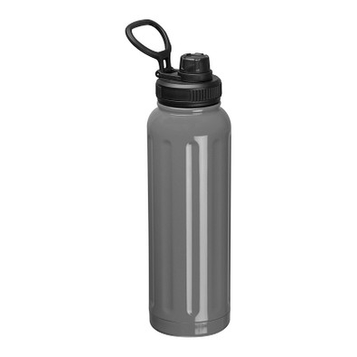 Doppelwandige Trinkflasche 1200ml , grau