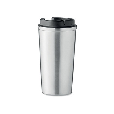 Doppelwandiger Becher 510 ml BRACE +, Mattsilber