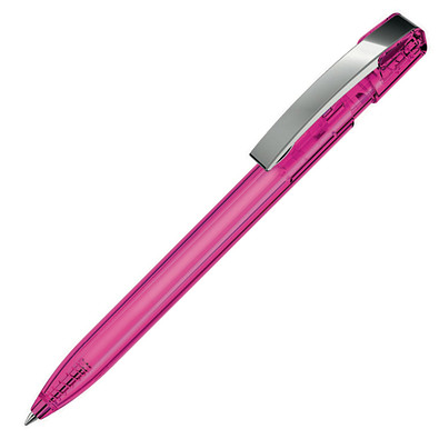 uma® Kugelschreiber Sky, blaue Mine, magenta-transparent