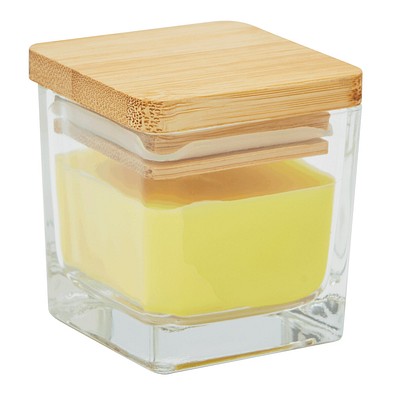 Duftkerze GLOW,gelb / Zitrone
