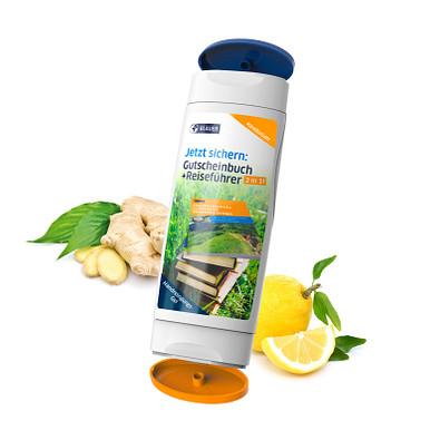 DuoPack 10: Handbalsam Ingwer-Limette + Handreinigungsgel, inkl. Druck auf Body Label, 2 x 50 ml