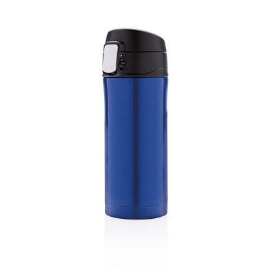 XD COLLECTION Edelstahlbecher Easy Lock, 300 ml, blau