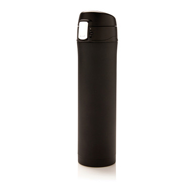 XD COLLECTION Vakuum Flasche Easy Lock, 450 ml, schwarz