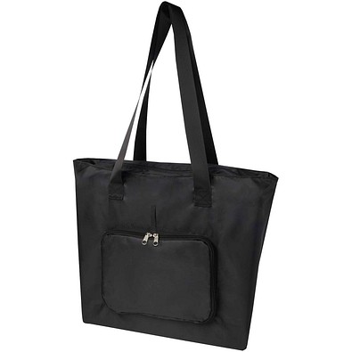 EcoFold faltbare RPET Tragetasche 16 L, schwarz