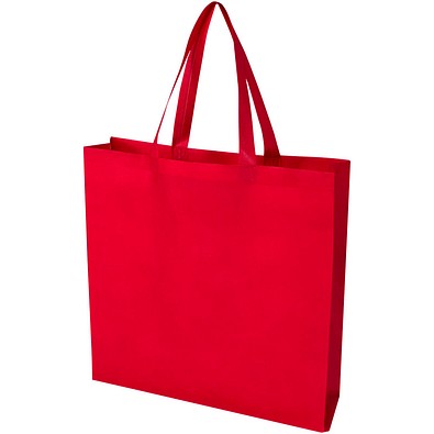 EcoSeal GRS-recycelte Nonwoven Tragetasche mit Zeitenfalten 12 L, rot