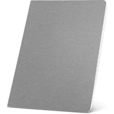 ECOWN. Notizbuch A5 mit linierten Blättern, Grau