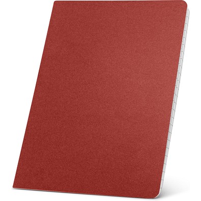 ECOWN. Notizbuch A5 mit linierten Blättern, Rot