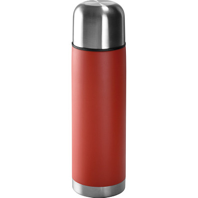 Edelstahl Vakuum-Isolierkanne, 500 ml, rot