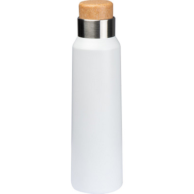 Edelstahlflasche, 500 ml , weiss