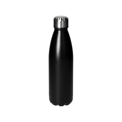 Edelstahlflasche Colare, 0,70 l, einwandig, schwarz