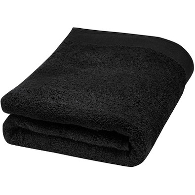 Ellie 550 g/m2 Baumwollhandtuch 70 x 140 cm, schwarz