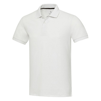 Emerald Polo Unisex aus recyceltem Material, weiss, XL