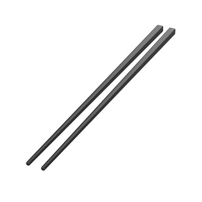 Essstäbchen, 2er Set, schwarz