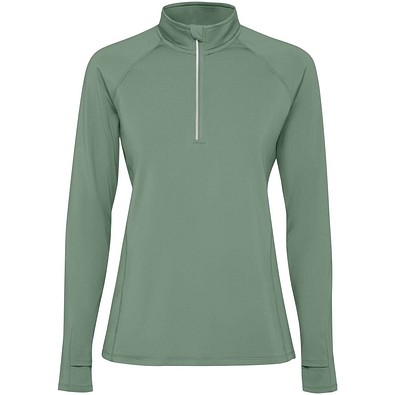 Estambul Half-Zip Sweatshirt für Damen, Laurel green, M