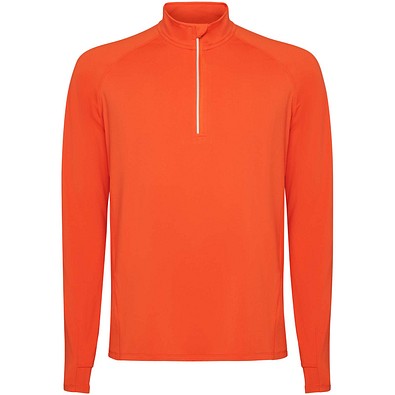 Estambul Half-Zip Sweatshirt für Herren, Fire orange, 2XL