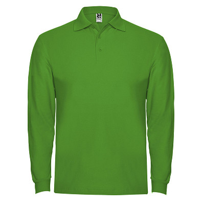 Estrella Langarm Poloshirt für Herren, Grass Green, L