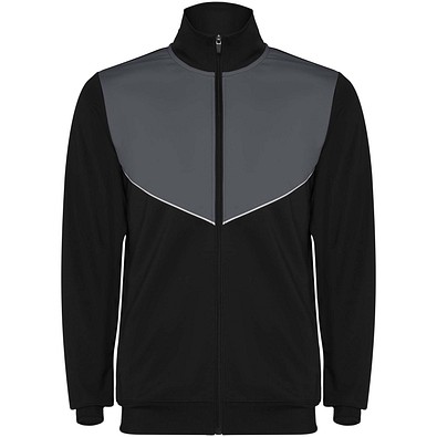 Evans Trainingsanzug Unisex, schwarz/grau, L