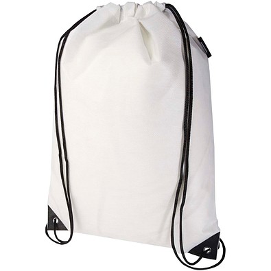 Evergreen Sportbeutel aus recyceltem GRS Non Woven 5 L, weiss