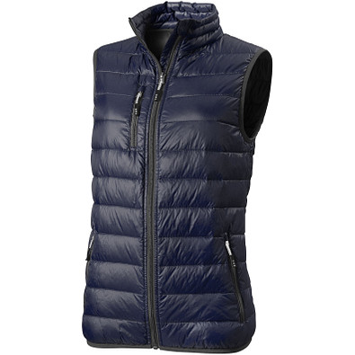 ELEVATE Damen Daunen Weste Bodywarmer Fairview, dunkelblau, XL