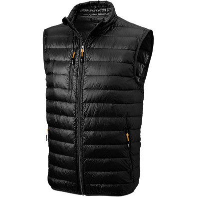 ELEVATE Herren Daunen Weste Bodywarmer Fairview, schwarz, XXXL