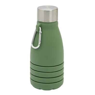 Faltbare Trinkflasche BIG GETS SMALL,olivgrün
