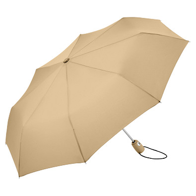 FARE®  Automatik-Taschenschirm Open&Close, beige