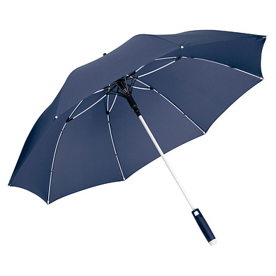 FARE® Automatik-Stockschirm Whiteline, marine