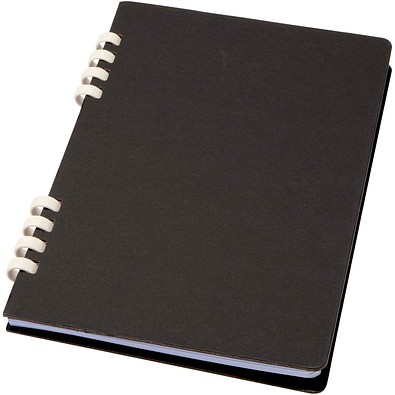 Fil A5 Hardcover RCS recyceltes Spiralnotizbuch, schwarz