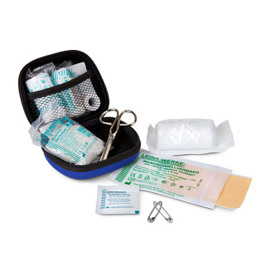 First Aid Kit - Erste Hilfe Set, 12-teilig, blau