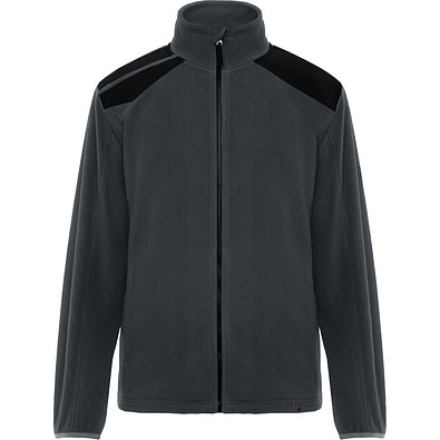 Fleecejacke Terrano in kombinierten Farben, XXL, bleigrau/schwarz