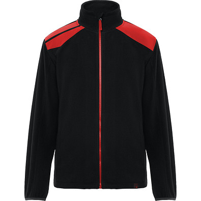 Fleecejacke Terrano in kombinierten Farben, XXL, schwarz/rot