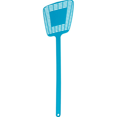 Fliegenklatsche aus Kunststoff, blau