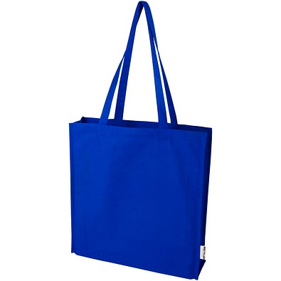 Florida 270 g/m² Tragetasche mit Seitenfalten 14L, royalblau