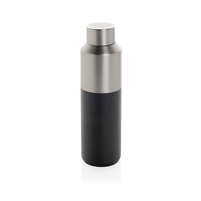 Fluid Flasche aus RCS-zertifiziert recyceltem Stahl, 600ml, schwarz